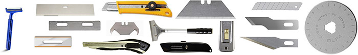 variety of Industrial blades
